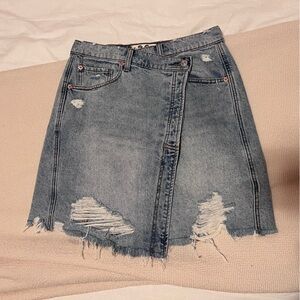 We The Free Denim Skirt